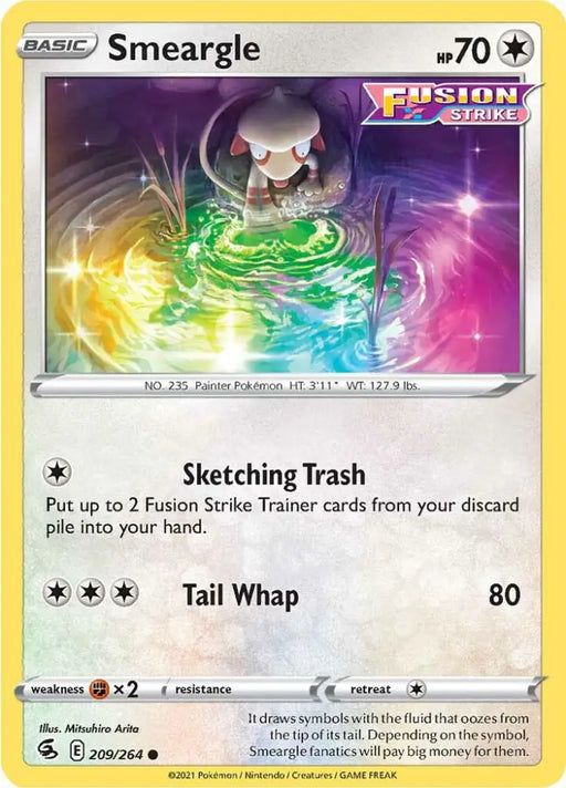 Smeargle (209/264) [Sword & Shield: Fusion Strike] - Pokemon Single