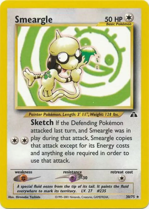 Smeargle (30/75) [Neo Discovery Unlimited] - Pokemon Single