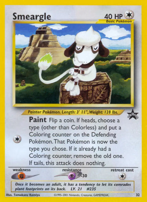 Smeargle (32) [Wizards of the Coast: Black Star Promos] - Pokemon Single