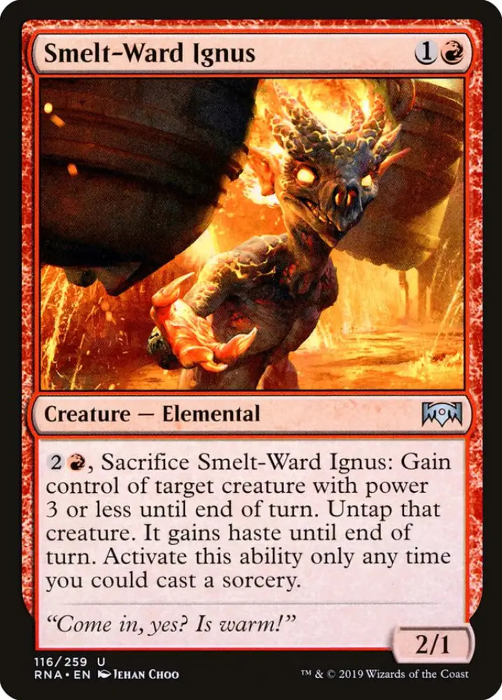 Smelt-Ward Ignus [Ravnica Allegiance] - MTG Single