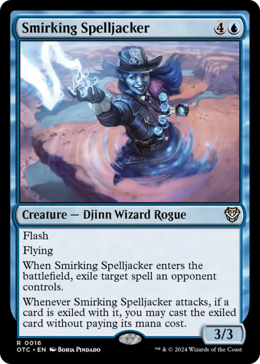 Smirking Spelljacker [Outlaws of Thunder Junction Commander] - MTG Single