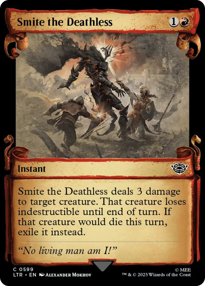 Smite the Deathless [The Lord of the Rings: Tales of Middle-Earth Showcase Scrolls] - MTG Single
