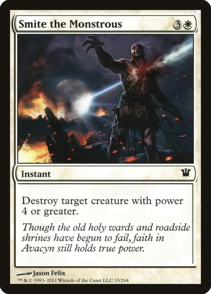 Smite the Monstrous [Innistrad] - MTG Single