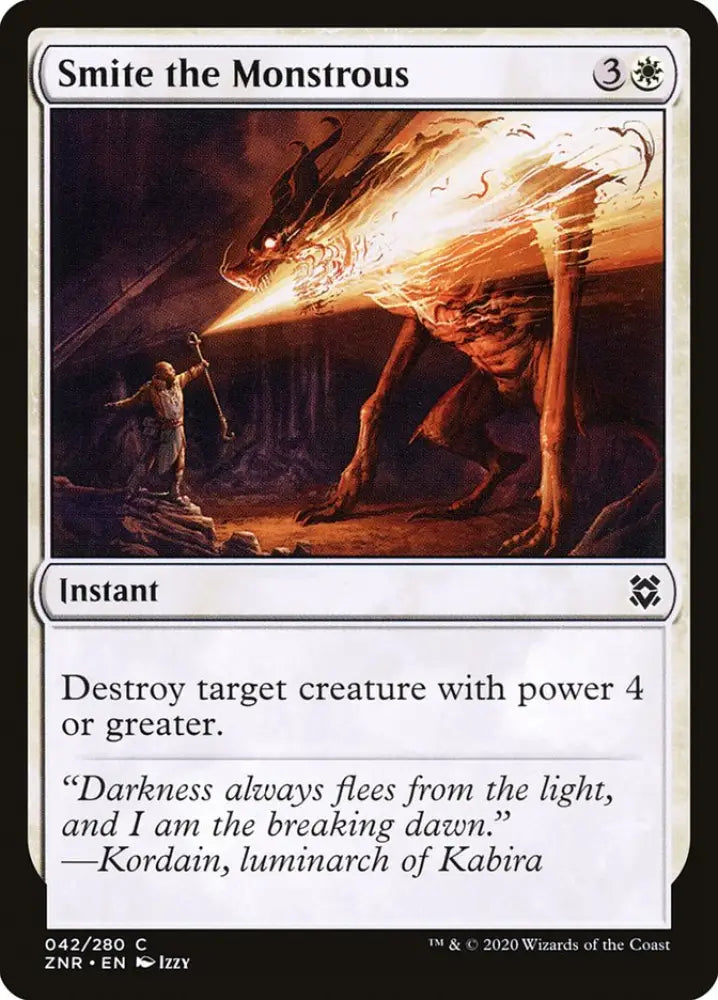 Smite the Monstrous [Zendikar Rising] - MTG Single
