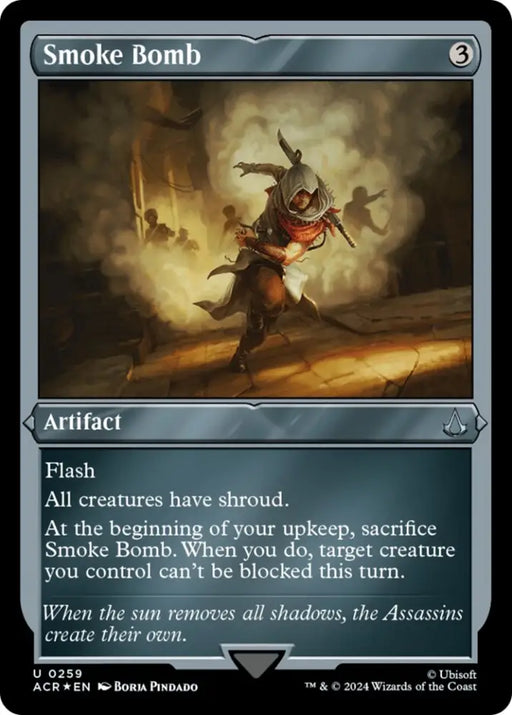 Smoke Bomb (Foil Etched) [Assassin’s Creed] - MTG Single