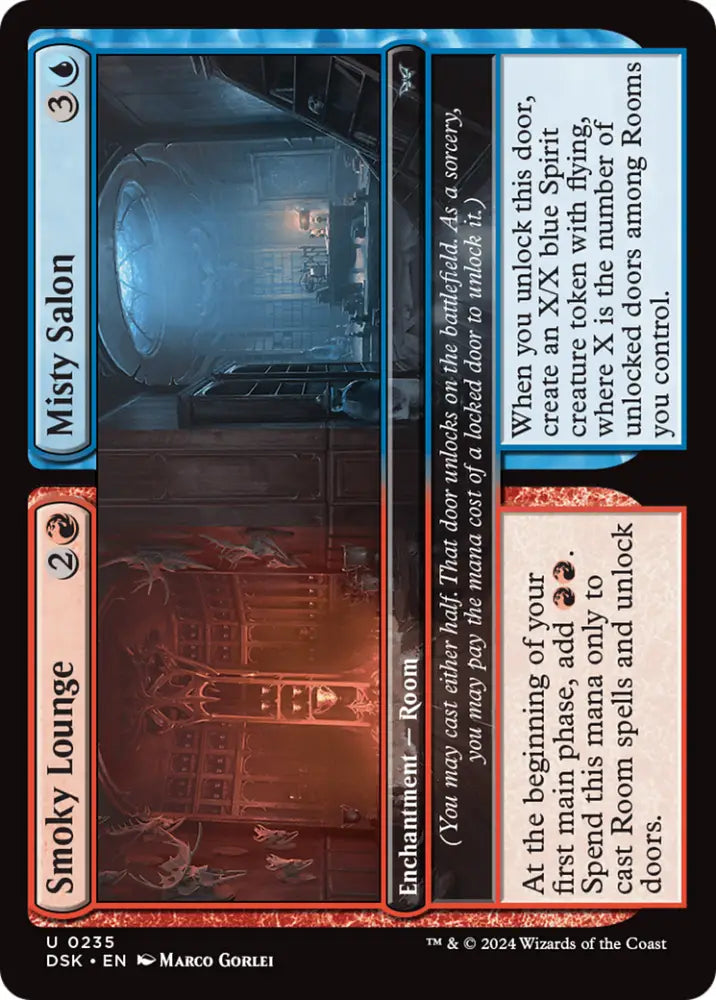 Smoky Lounge // Misty Salon [Duskmourn: House of Horror] - MTG Single