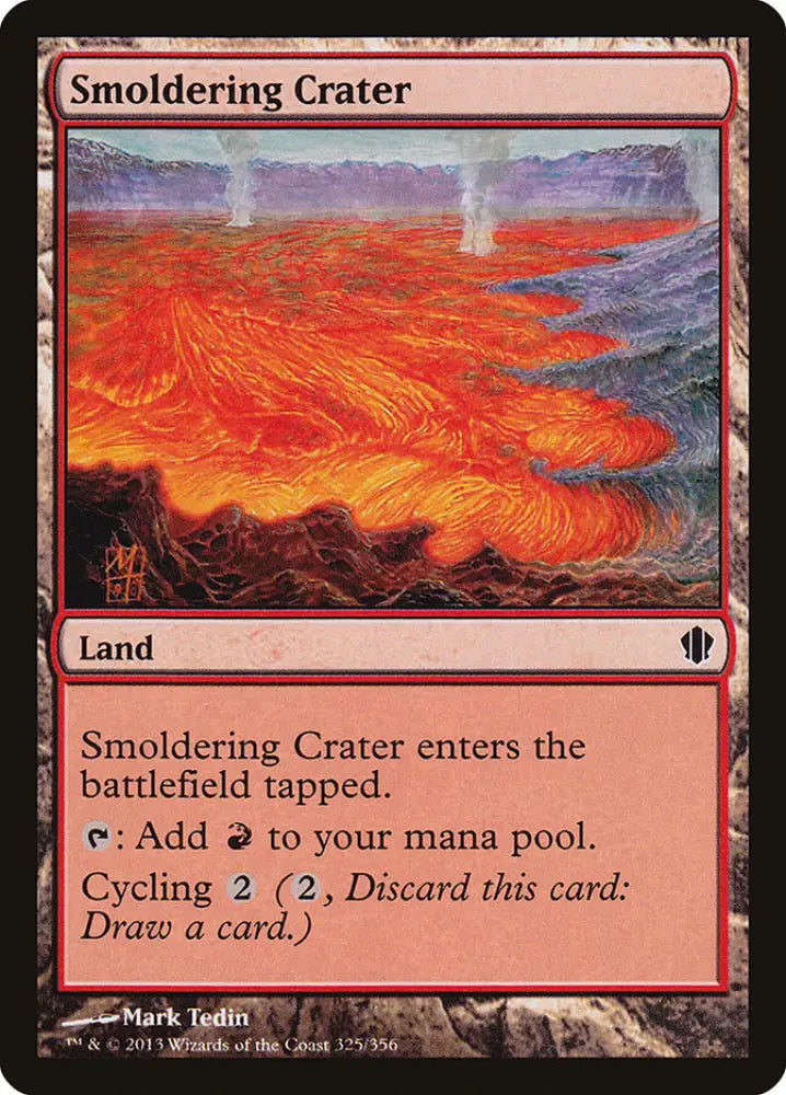 Smoldering Crater [Commander 2013] - MTG Single