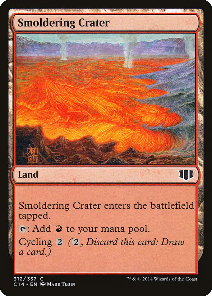 Smoldering Crater [Commander 2014] - MTG Single