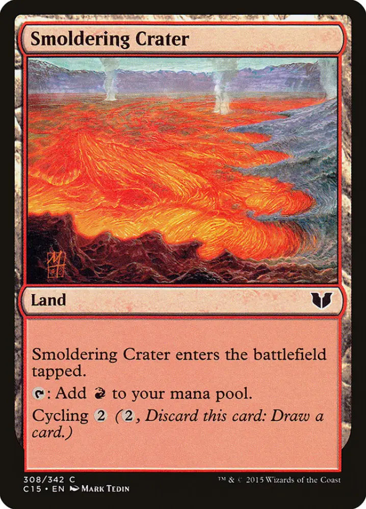 Smoldering Crater [Commander 2015] - MTG Single
