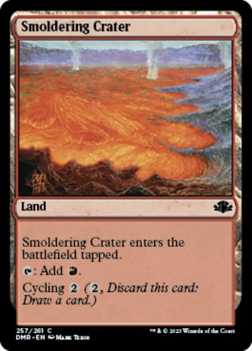 Smoldering Crater [Dominaria Remastered] - MTG Single