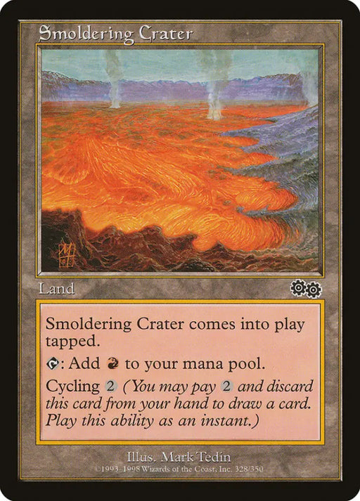 Smoldering Crater [Urza’s Saga] - MTG Single