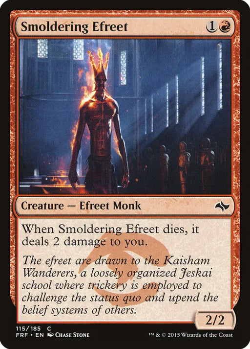 Smoldering Efreet [Fate Reforged] - MTG Single