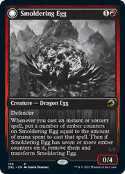 Smoldering Egg // Ashmouth Dragon [Innistrad: Double Feature] - MTG Single