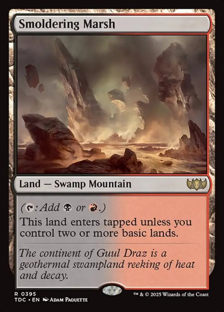 Smoldering Marsh (395) [Tarkir: Dragonstorm Commander]