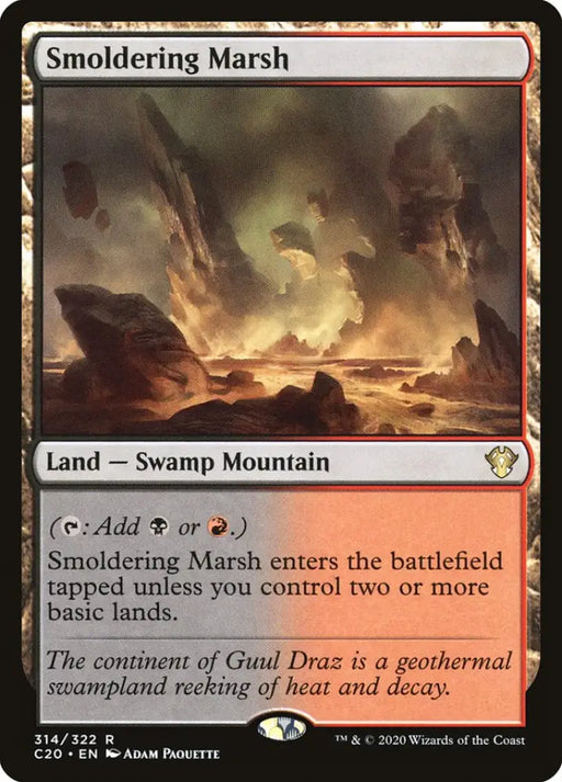 Smoldering Marsh [Commander 2020] - MTG Single