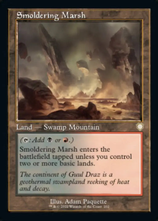 Smoldering Marsh (Retro) [The Brothers’ War Commander] - MTG Single