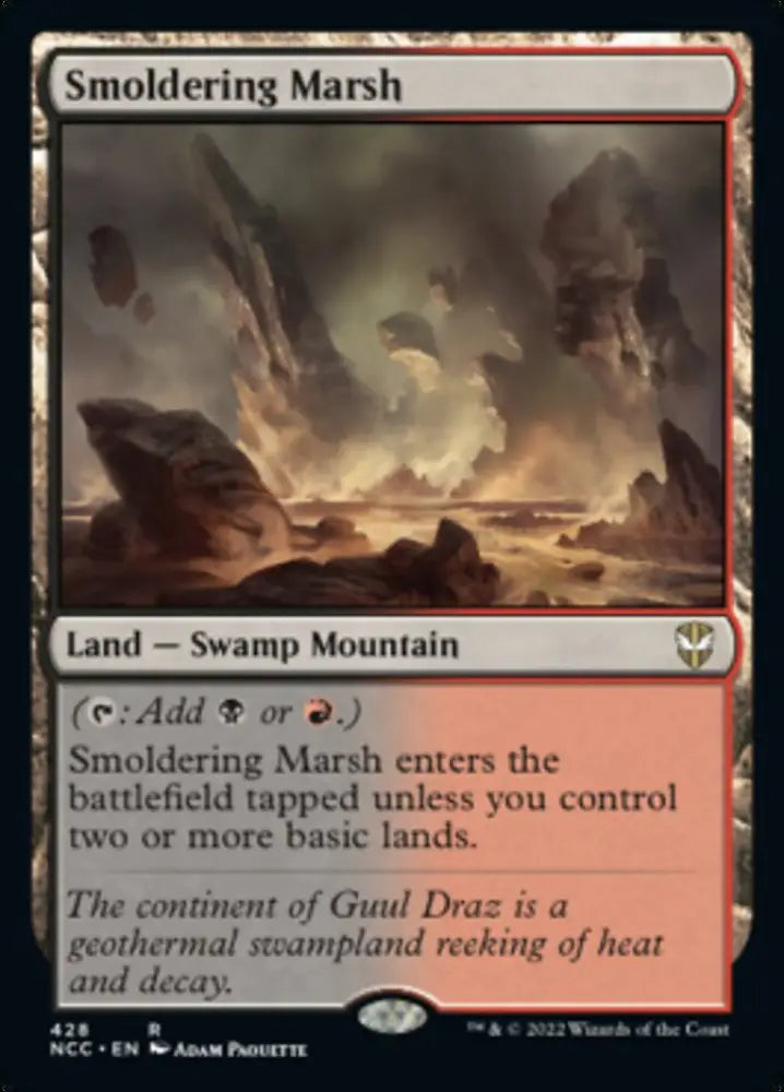 Smoldering Marsh [Streets of New Capenna Commander] - MTG Single