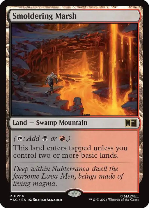 Smoldering Marsh (Surge Foil) (266) [Marvel Super Heroes Commander]