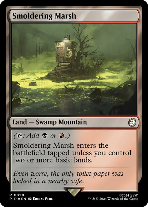 Smoldering Marsh (Surge Foil) [Fallout] - MTG Single