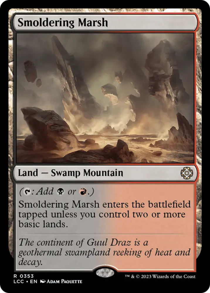 Smoldering Marsh [The Lost Caverns of Ixalan Commander] - MTG Single
