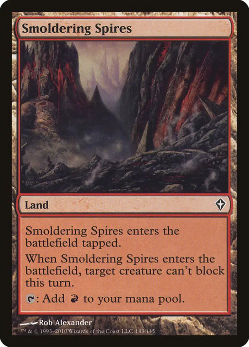 Smoldering Spires [Worldwake] - MTG Single