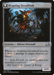 Smoldering Werewolf // Erupting Dreadwolf [Eldritch Moon] - MTG Single