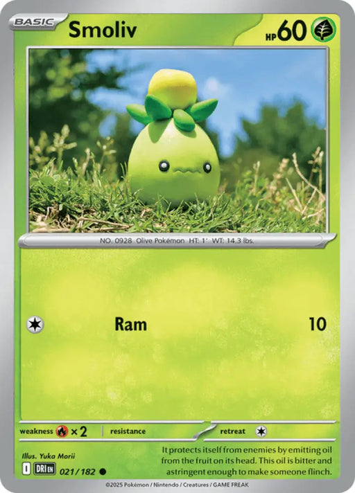 Smoliv [SV10: Destined Rivals] - Pokemon Single