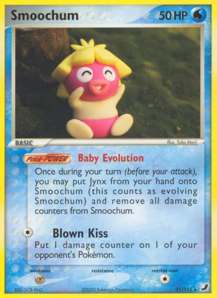 Smoochum (31/115) [EX: Unseen Forces] - Pokemon Single