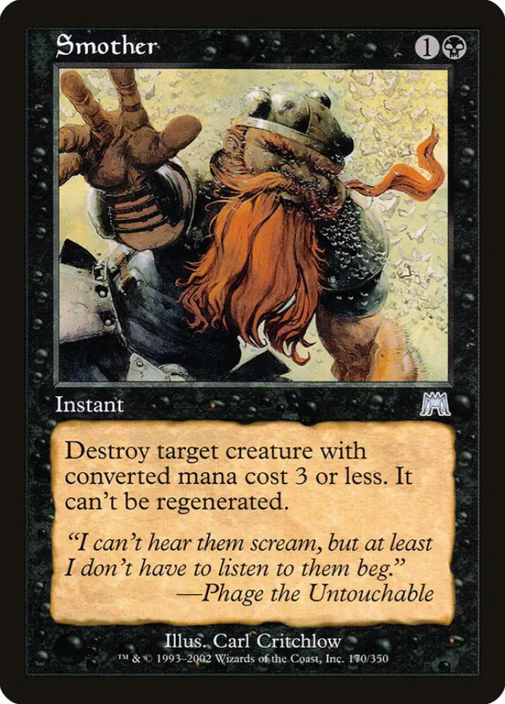 Smother [Onslaught] - MTG Single