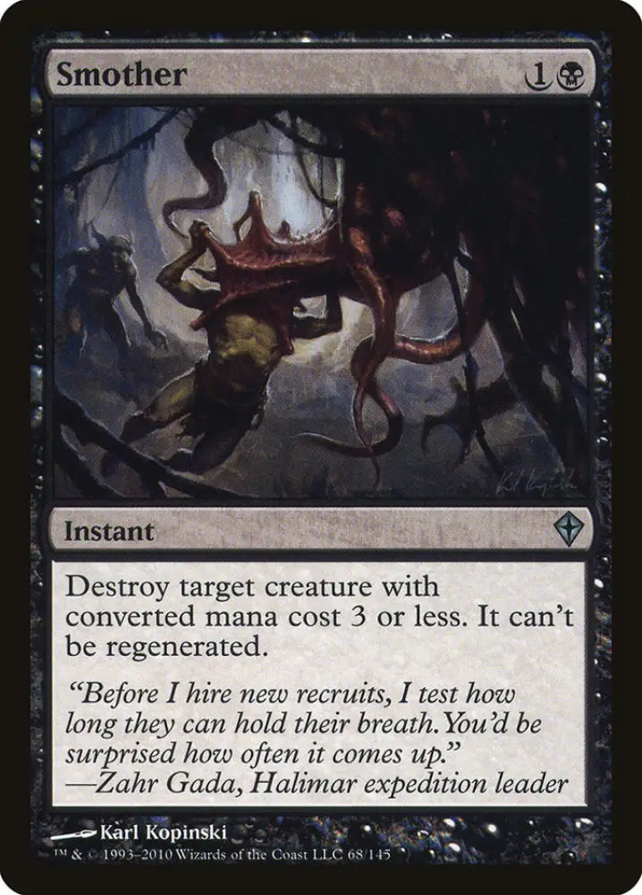 Smother [Worldwake] - MTG Single