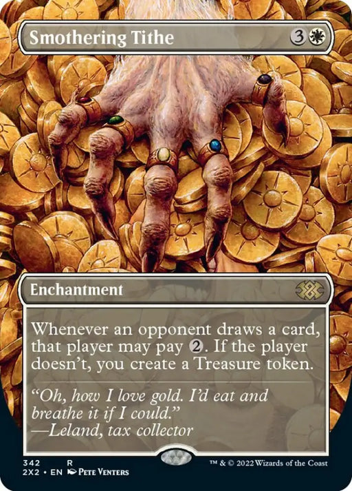 Smothering Tithe (Borderless Alternate Art) [Double Masters 2022] - MTG Single