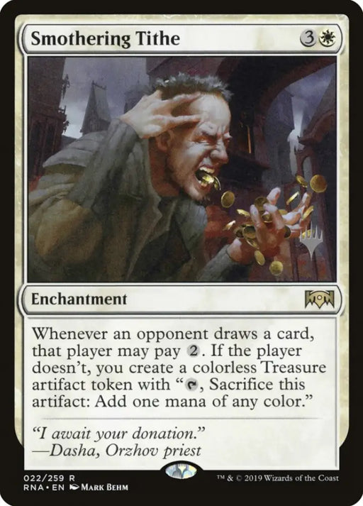 Smothering Tithe (Promo Pack) [Ravnica Allegiance Promos] - MTG Single