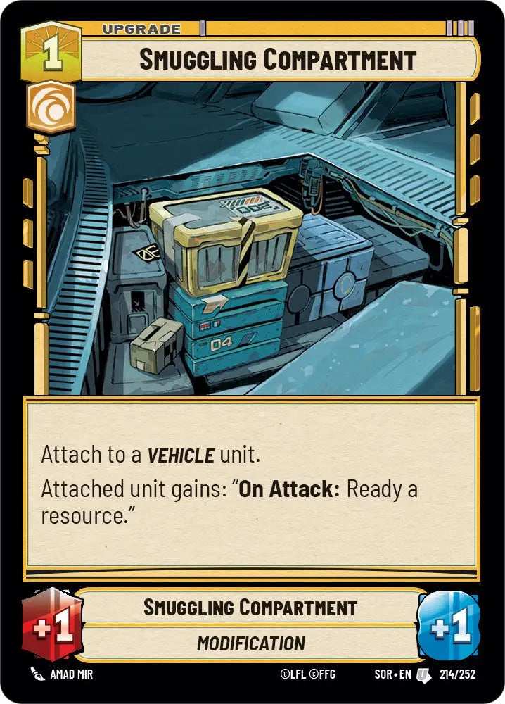 Smuggling Compartment (214/252) [Spark of Rebellion] - Star Wars: Unlimited Single