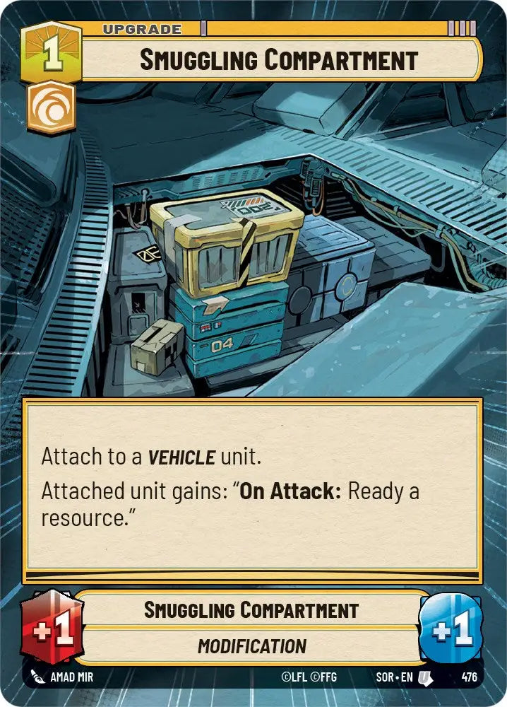 Smuggling Compartment (Hyperspace) (476) [Spark of Rebellion] - Star Wars: Unlimited Single