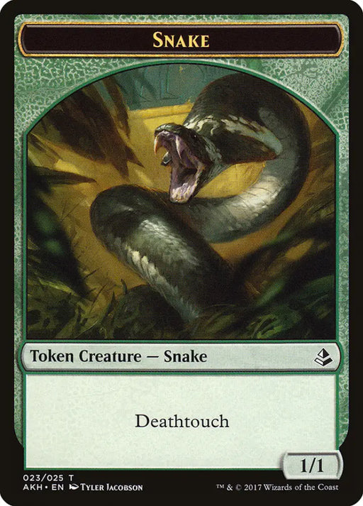 Snake Token [Amonkhet Tokens] - MTG Single