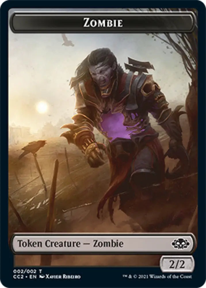 Snake // Zombie Double-Sided Token [Commander Collection: Black Tokens] - MTG Single