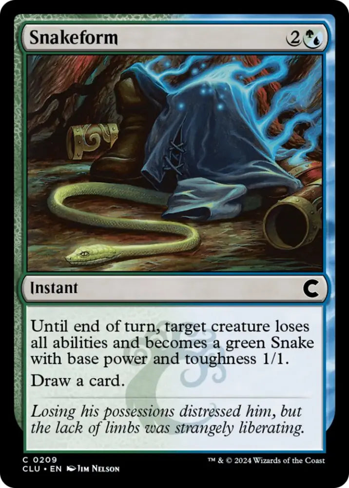 Snakeform [Ravnica: Clue Edition] - MTG Single