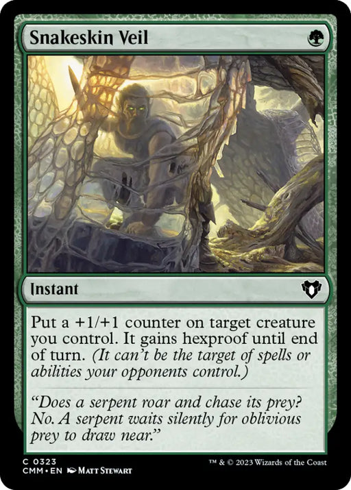 Snakeskin Veil [Commander Masters] - MTG Single