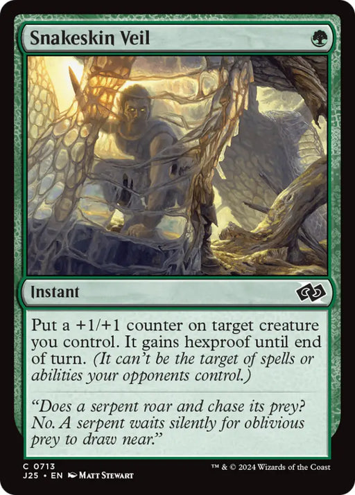 Snakeskin Veil [Foundations Jumpstart] - MTG Single
