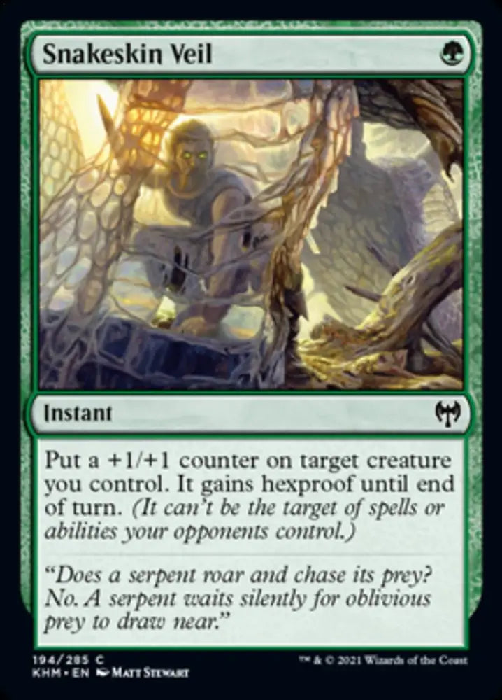 Snakeskin Veil [Kaldheim] - MTG Single