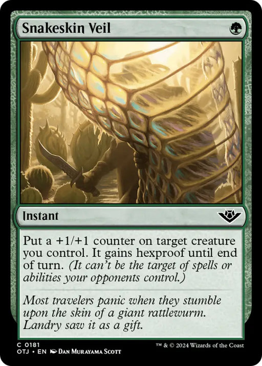 Snakeskin Veil [Outlaws of Thunder Junction] - MTG Single
