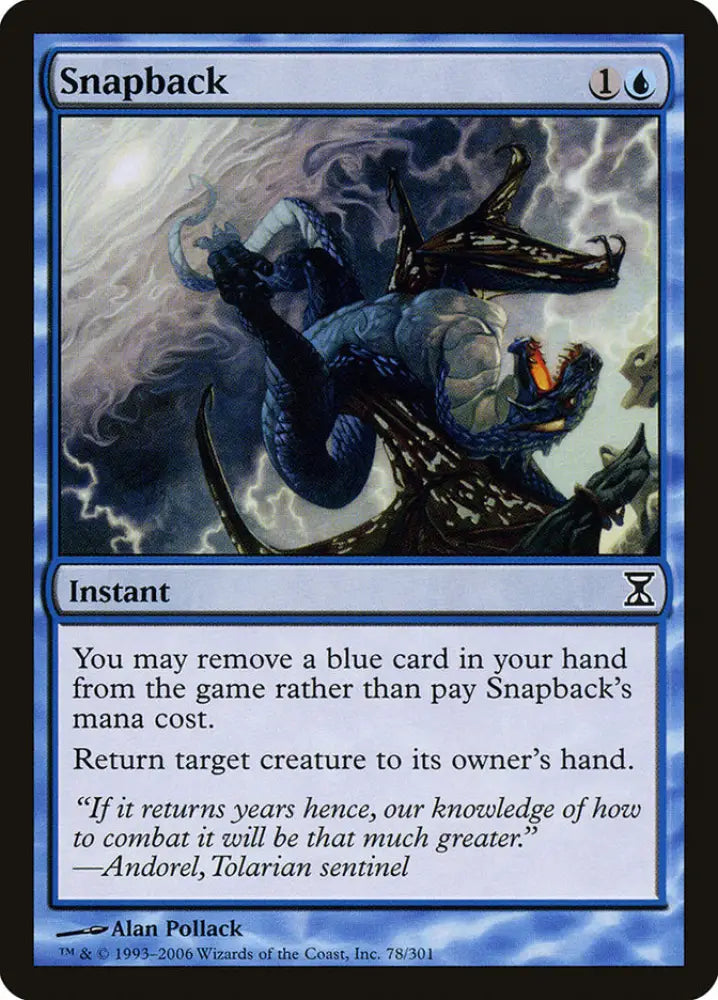 Snapback [Time Spiral] - MTG Single