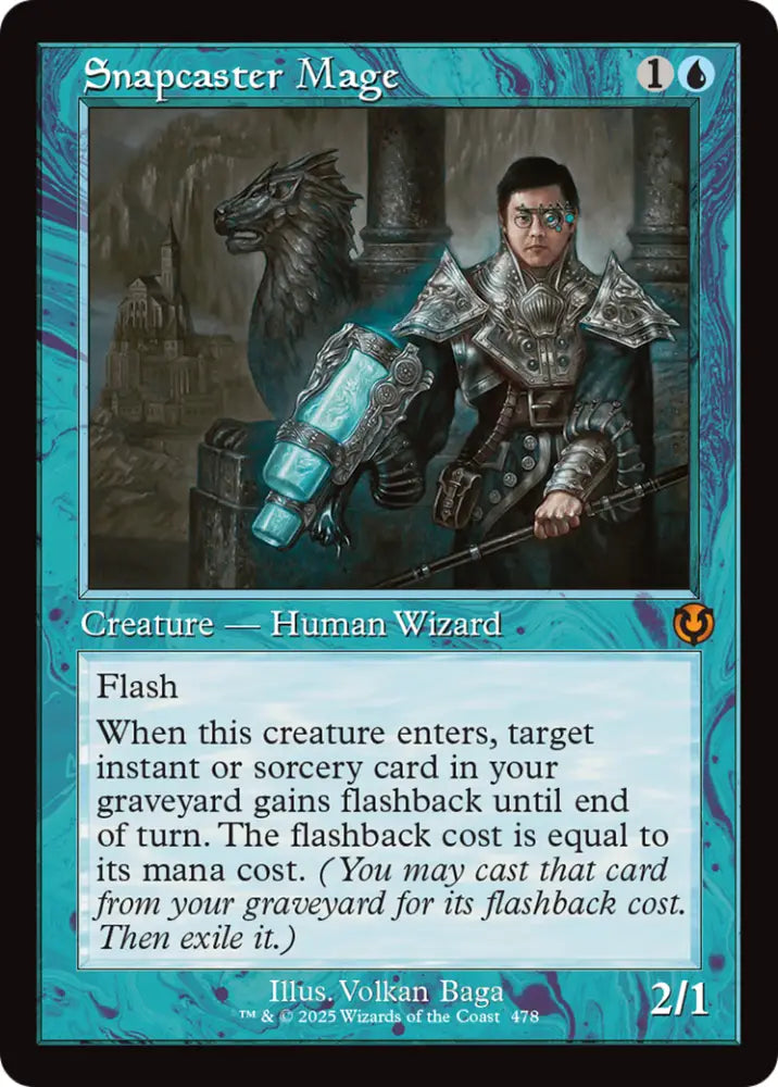 Snapcaster Mage (Retro Frame) [Innistrad Remastered] - MTG Single