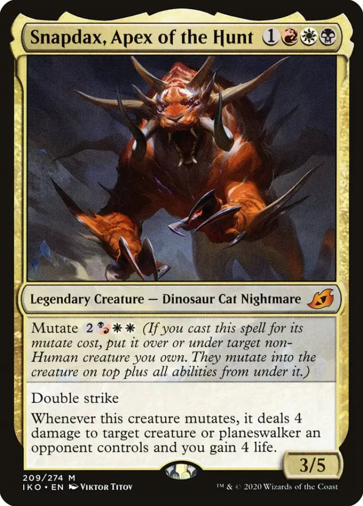 Snapdax Apex of the Hunt [Ikoria: Lair of Behemoths] - MTG Single