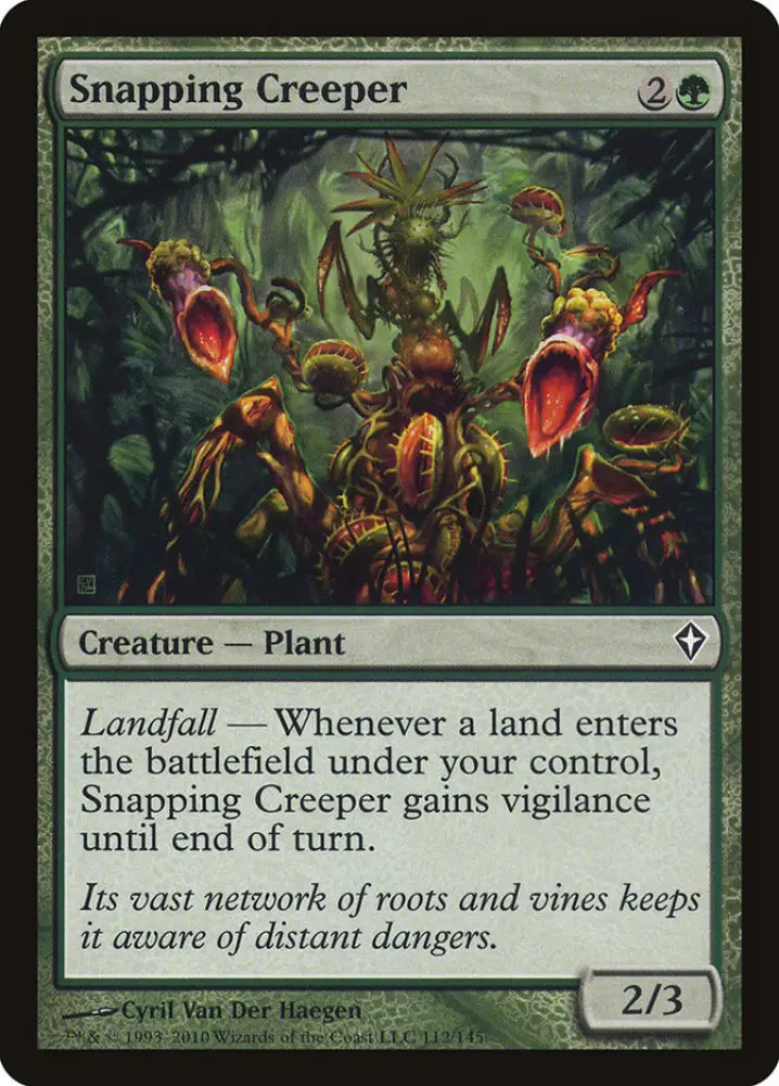 Snapping Creeper [Worldwake] - MTG Single