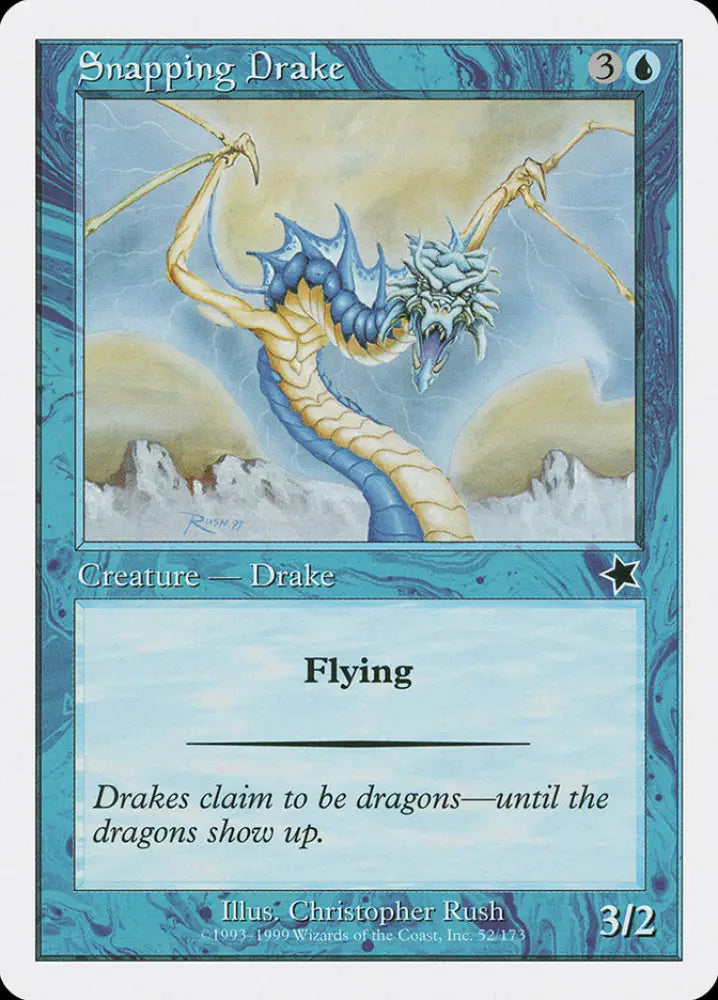 Snapping Drake [Starter 1999] - MTG Single
