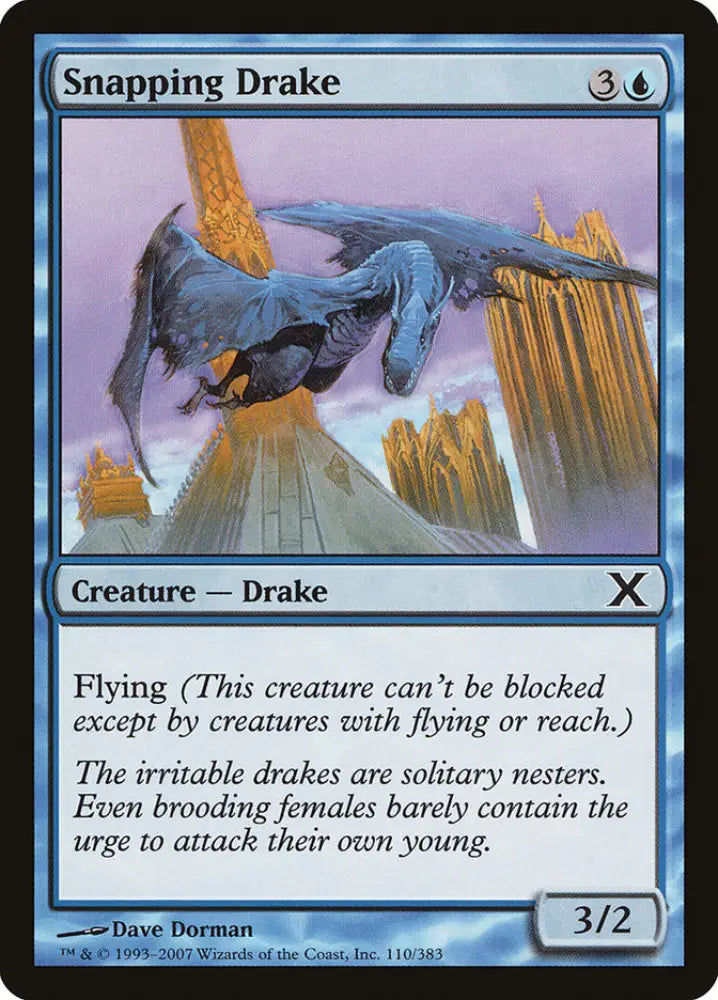 Snapping Drake [Tenth Edition] - MTG Single