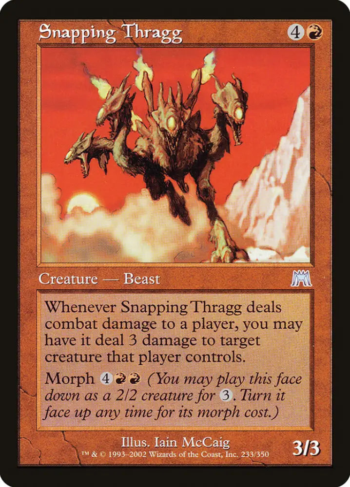 Snapping Thragg [Onslaught] - MTG Single