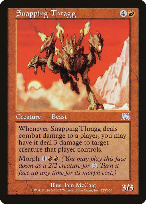 Snapping Thragg [Onslaught] - MTG Single