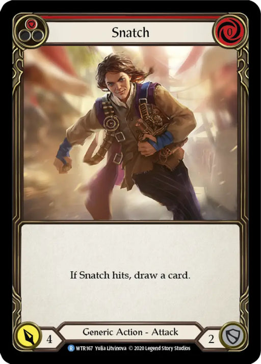 Snatch (Red) [Welcome to Rathe Unlimited] Unlimited Rainbow Foil - Flesh And Blood Single